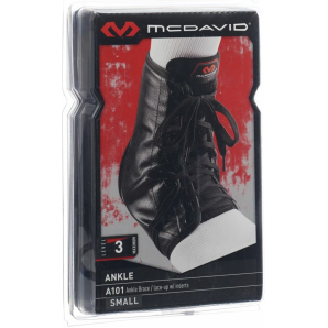 MCDAVID Ankle Brace Fussgelenkstütze S schwarz (1 Stk)