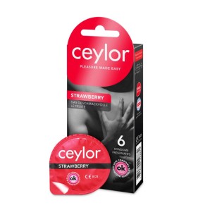 Ceylor condom strawberry (6...