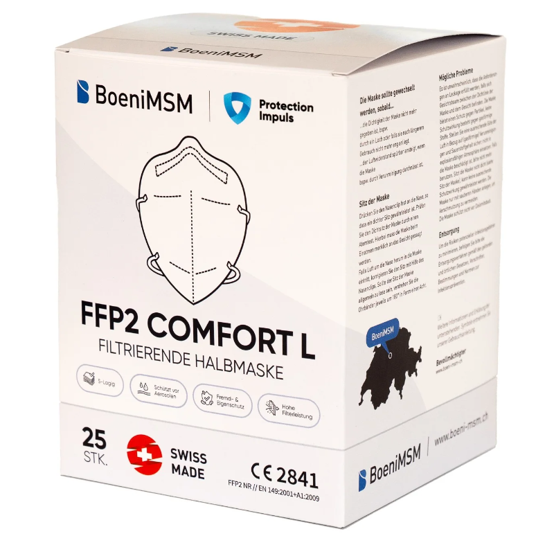 BoeniMSM FFP2 Comfort, Grösse L (25 Stk)