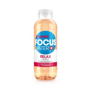 FOCUS WATER relax pamplemousse/canneberge (50cl)
