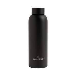 waterdrop Steel Bottle Black Mat (1 Stk)