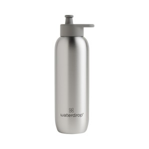 waterdrop Sports Bottle, Silver (1 Stk)