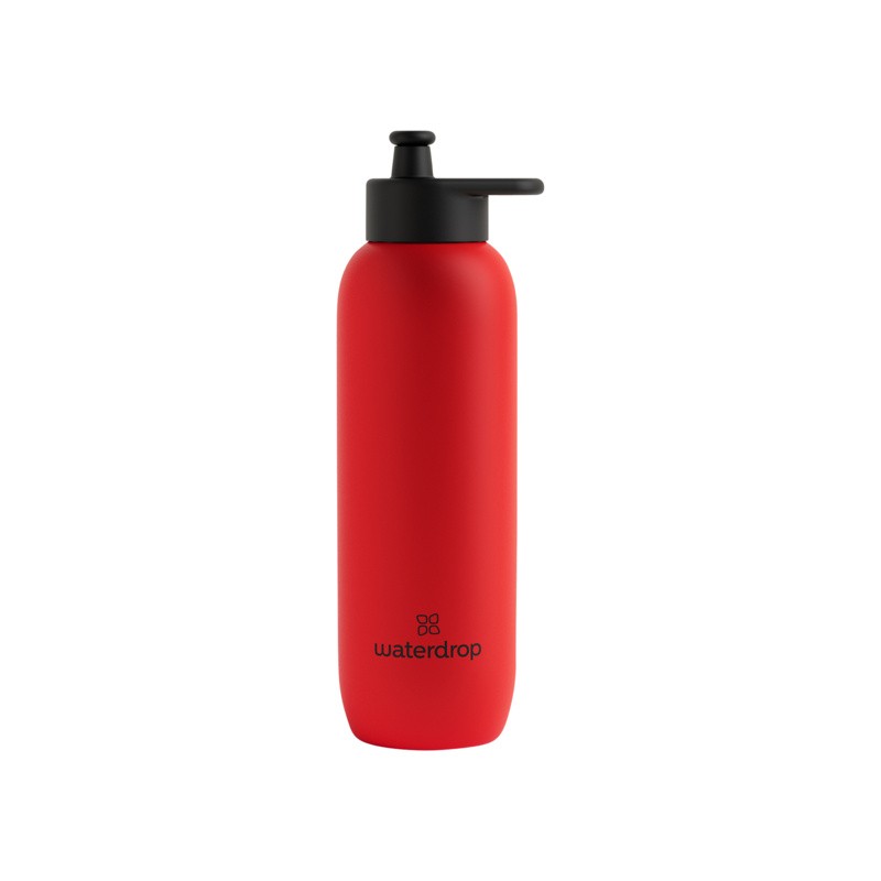 waterdrop Sports Bottle, Signalrot (1 Stk)
