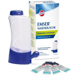 EMSER nasal douche + 4 bags of nasal rinsing salt