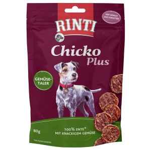 Rinti Chicko plus Gemüsetaler für Hunde (80g)