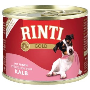 Rinti Gold Kalbsstückchen für Hunde (185g)