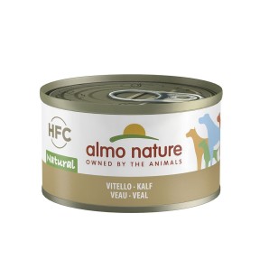 Almo HFC Natural Dog mit Kalb, Nassfutter für Hunde (95g)