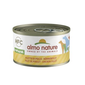 Almo HFC Natural Dog Hühnerfilet, Nassfutter für Hunde (95g)