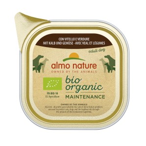 Almo Nature Bio Organic mit Kalb und Gemüse, Nassfutter für Hunde (100g)