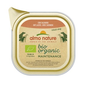 Almo Nature Bio Organic mit Lachs, Nassfutter für Hunde (100g)