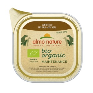 Almo Nature Bio Organic mit Kalb, Nassfutter für Hunde (100g)