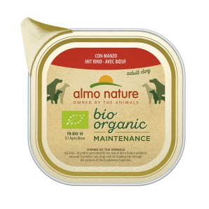 Almo Nature Bio Organic mit Rind, Nassfutter für Hunde (100g)