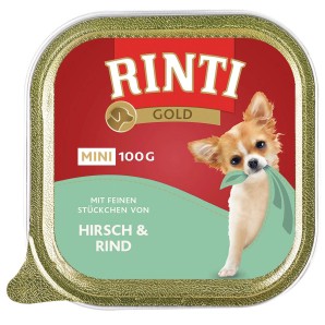 Rinti Gold Mini mit Hirsch und Rind (100g)