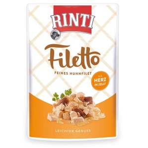 Rinti Filetto mit Huhn und Hühnerherz (100g)