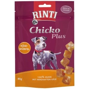 Rinti Chicko plus Käsewürfel für Hunde (80g)