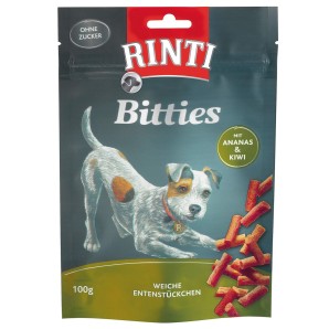 Rinti Bitties Ananas mit Kiwi für Hunde (100g)