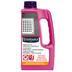 STARWAX Abflussreiniger Speziell für Haare (1 Liter)