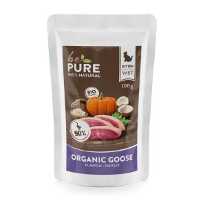 bePure Organic Goose mit Bio-Gans und Kürbis (100g)