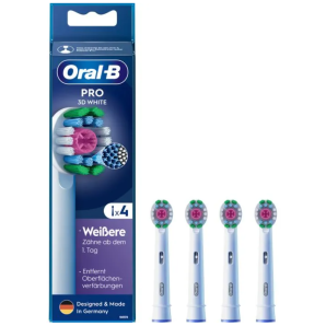 Oral-B 3D White Pro brushes...
