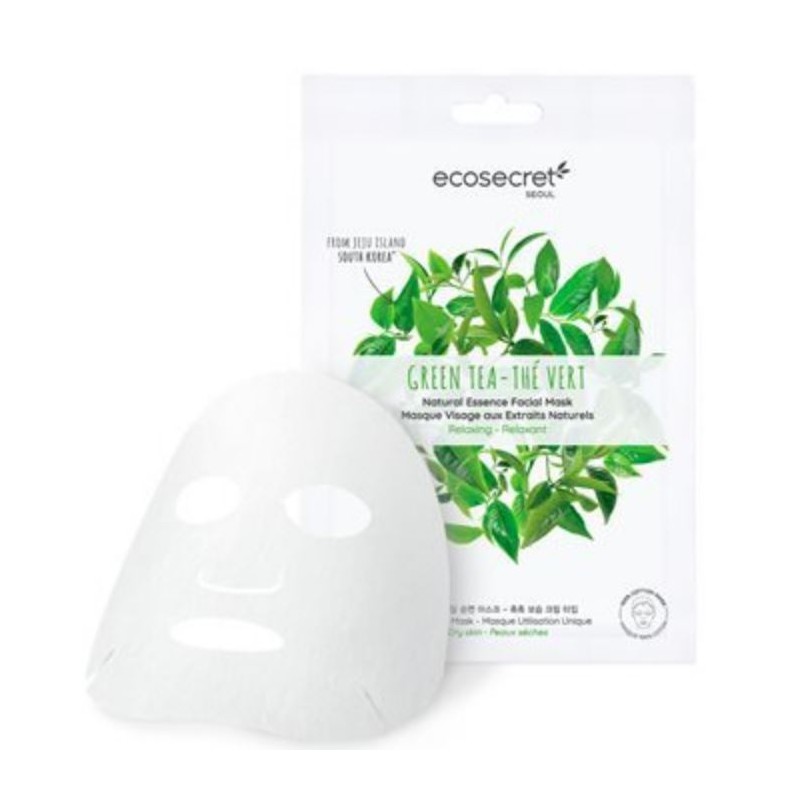 Ecosecret Gesichtsmaske entspannend Grüner Tee (20ml)