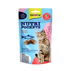 Gim Cat Nutri Pockets mit Lachs für Katzen (60g)