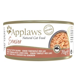 Applaws Senior Thunfisch mit Lachs, Nassfutter für Katzen (70g)