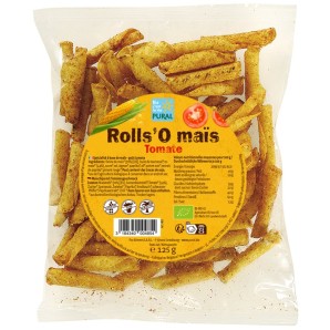 PURAL Mais Rolls Chips Tomate (125g)