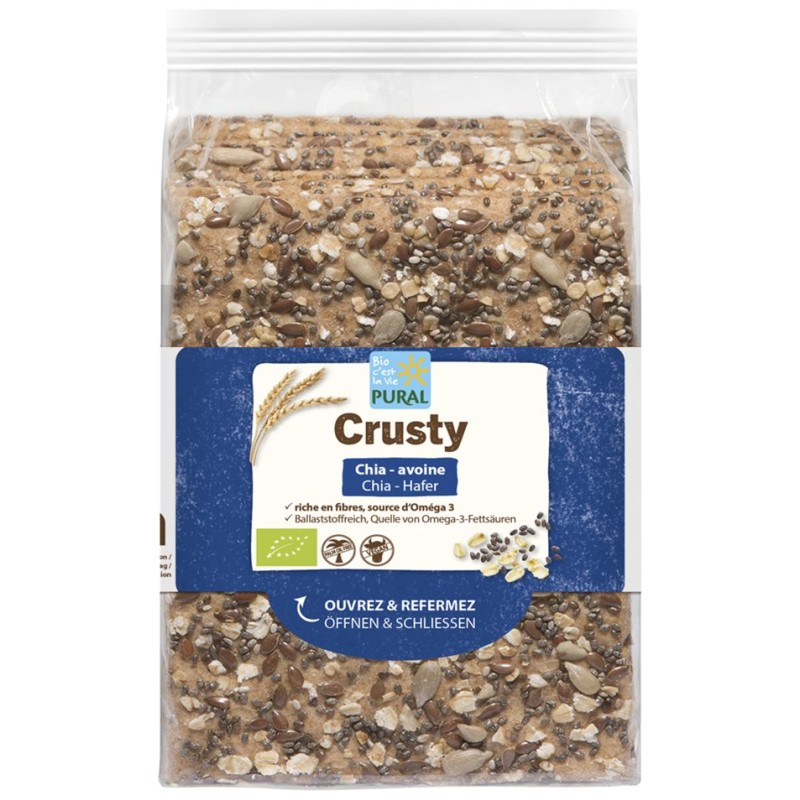 PURAL Crusty Weizen Chia (200g)