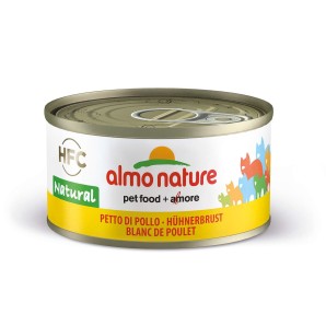 Almo Nature HFC Natural Cat Hühnerbrust, Nassfutter für Katzen (70g)