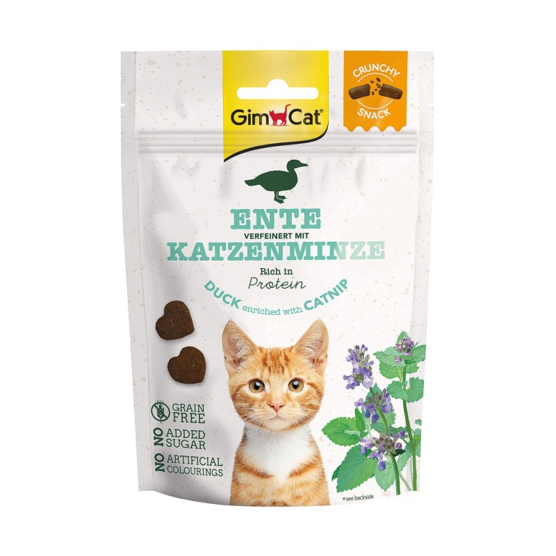 Gim Cat Crunchy Ente mit Katzenminze (60g)