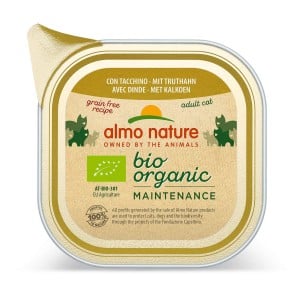 Almo Nature Bio Organic mit Truthahn, Nassfutter für Katzen (85g)