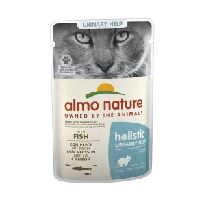 Almo Nature Holistic Urinary Help mit Fisch, Nassfutter für Katzen (70g)