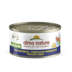 Almo Nature HFC Thunfisch mit Venusmuscheln natural, Nassfutter für Katzen (70g)