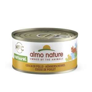 Almo Nature HFC Hühnerschenkel natural, Nassfutter für Katzen (70g)