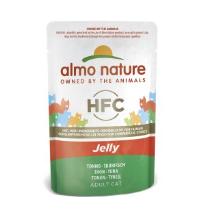 Almo Nature HFC Jelly Thunfisch, Nassfutter für Katzen (55g)