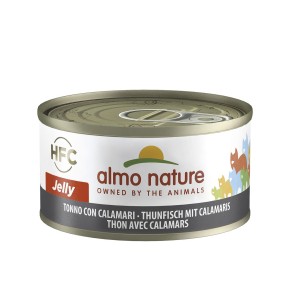 Almo Nature HFC Jelly Thunfisch mit Calamaris, Nassfutter für Katzen (70g)