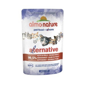 Almo Nature HFC Alternative NaturalPLUS Hühnerbrust, Nassfutter für Katzen (55g)