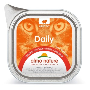 Almo Nature Daily mit Rind, Nassfutter für Katzen (100g)