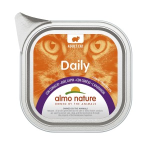 Almo Nature Daily mit Kaninchen, Nassfutter für Katzen (100g)