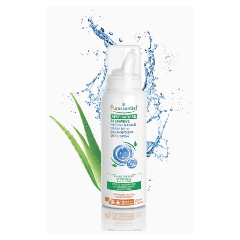 Puressentiel Nasenhygiene Spray Baby mit aloe vera (120ml)