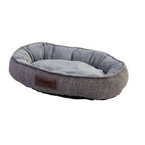 rogz Podz Lounge Oval mit Rand grau für Hunde (1 Stk)