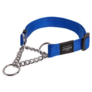Rogz Utility Zug​-​Stopp Halsband blau, Grösse M (1 Stk)