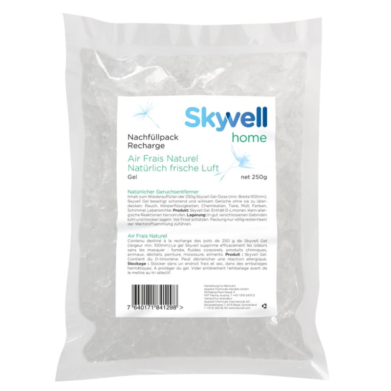 Skyvell home Gel natürlich Geruchsentfernung Nachfüllpack (250g)