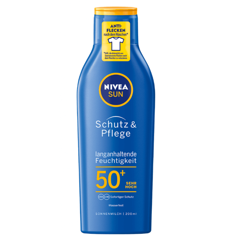 Nivea Sun Protect & Moisture lait solaire nourrissant SPF 50+ (200 ml)
