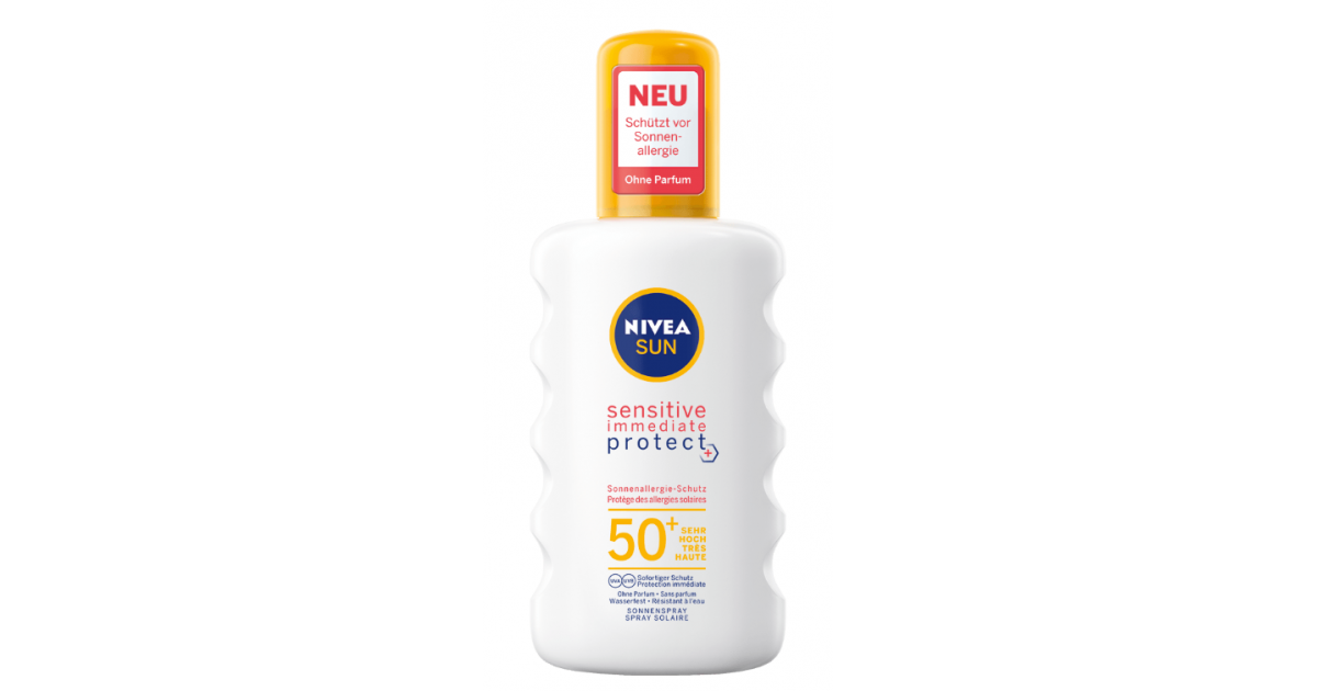 ornament Verhandeling vaccinatie Buy Nivea Sun Sensitive Immediate Protect Sun Spray SPF 50+ (200ml) | Kanela