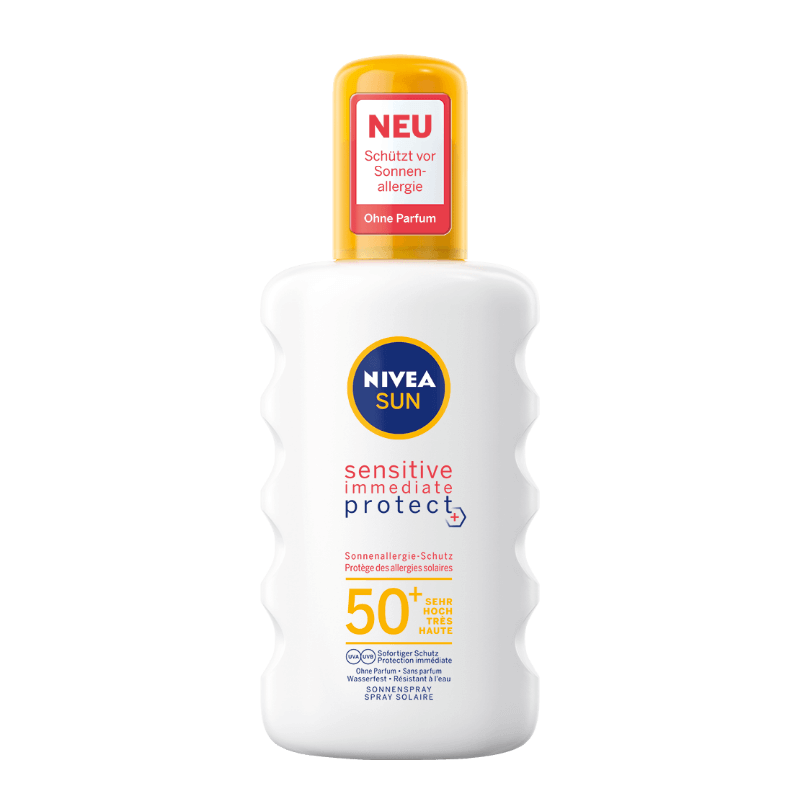 ornament Verhandeling vaccinatie Buy Nivea Sun Sensitive Immediate Protect Sun Spray SPF 50+ (200ml) | Kanela