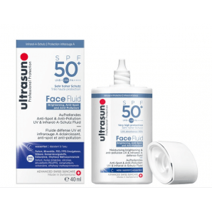 Ultrasun Fluide Visage Éclaircissant & Anti Pollution SPF50 + (40 ml)