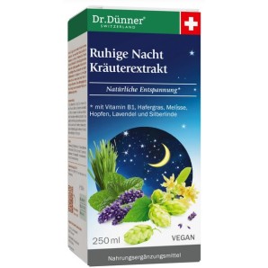 Dr. Dünner Ruhige Nacht Kräuterexrakt (250ml)