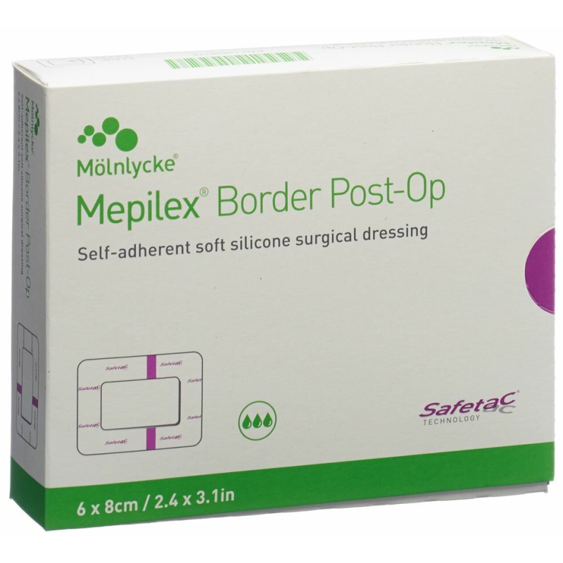 Mepilex Border Post-OP 6x8cm (10 Stk)
