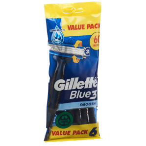 Gillette Blue3 Einwegrasierer für Männer (6 Stk)